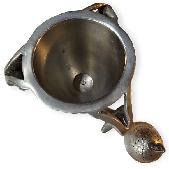 Vintage 1940’s Brass Neoclassical Mantle Piece 3-Goat Head Hoof Incense Burner - Picture 5 of 11